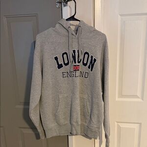 Gray London England Hoodie